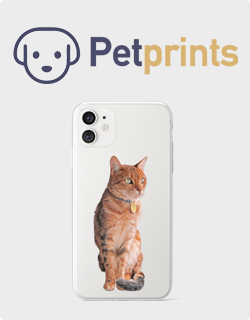 Petprints Hülle mit Katze