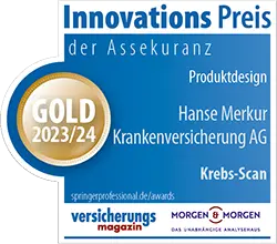 Siegel Innovationspreis 2023/24 - Krebs-Scan Auszeichnung: Gold