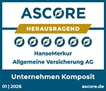Siegel Ascore 2025 - Unternehmen Komposit, Herausragend