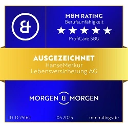 M&M Rating Berufsunfähigkeit ProfiCare SBU - Ausgezeichnet 05 2025