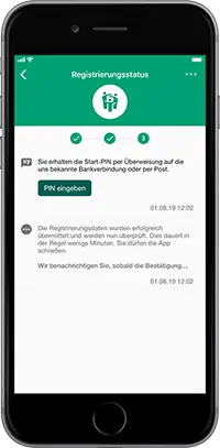 Registrierungsstatus