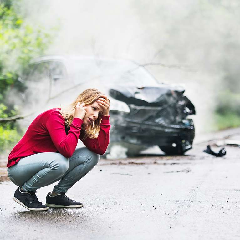 Richtiges Verhalten nach einem Autounfall